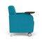 Lesro Siena Lounge Reception Guest Chair W/ Swivel Tablet, 27 in W 29.5 in L 32.5 in H SN1101 - alternate 2